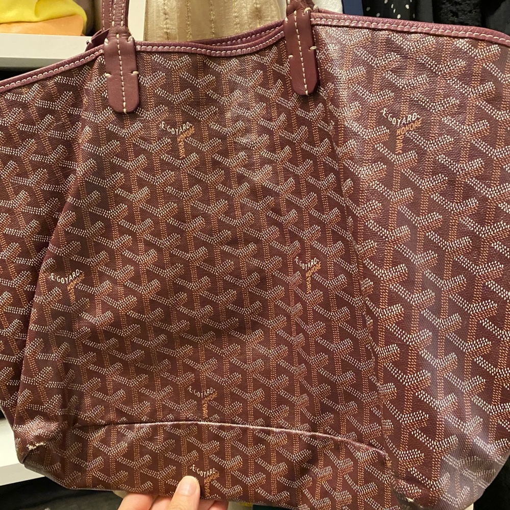 Goyard PM tote burgundy